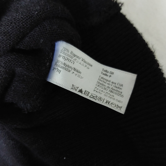 American Apparel black cropped sweater size s - Picture 10 of 10